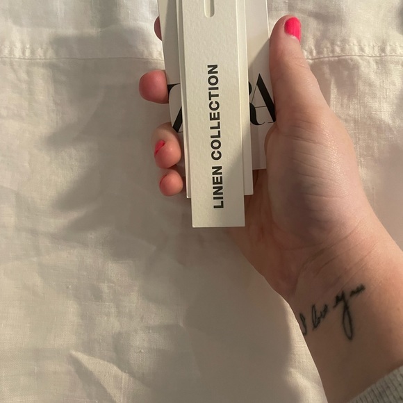 Zara linen shirt - Picture 3 of 5